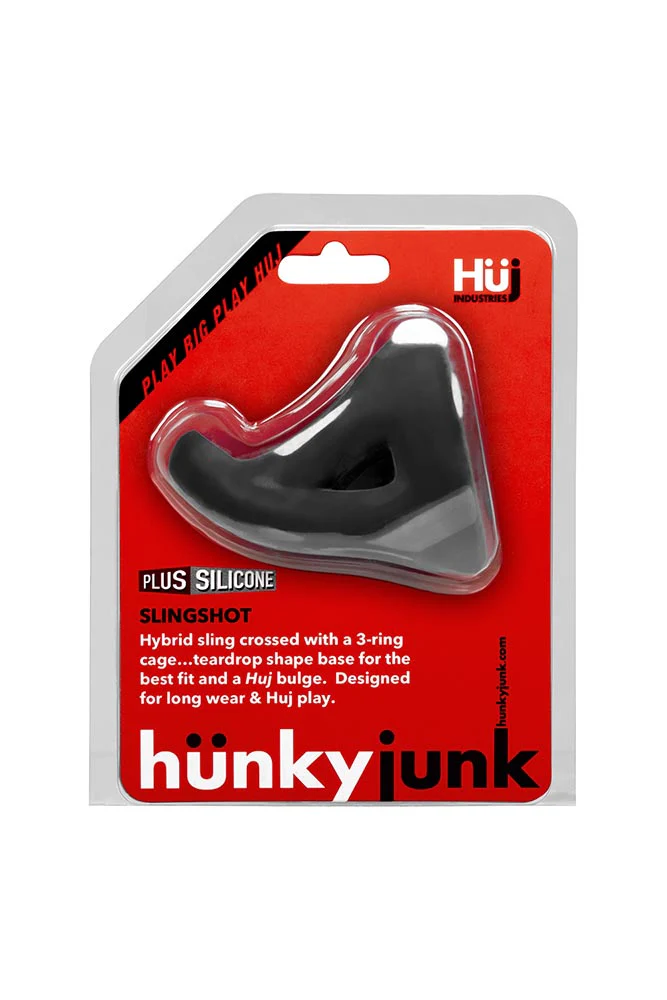 Oxballs - Hunkyjunk - Slingshot 3-Ring Teardrop Cocksling - Assorted Colors - Image 8