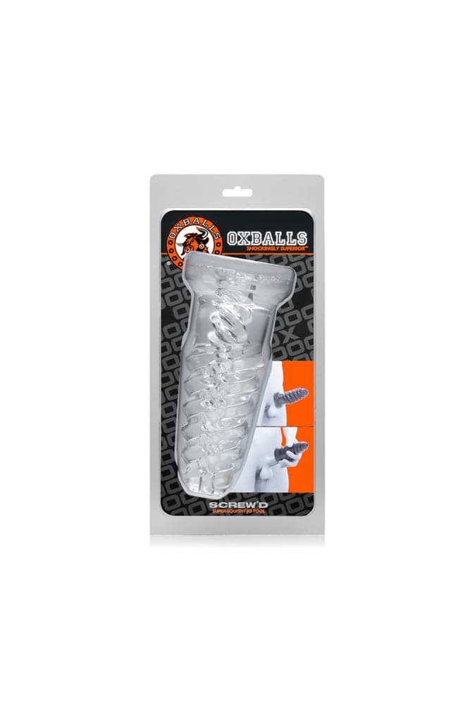 Oxballs - Screw'd Jerk-Off Toy - Clear - Image 4