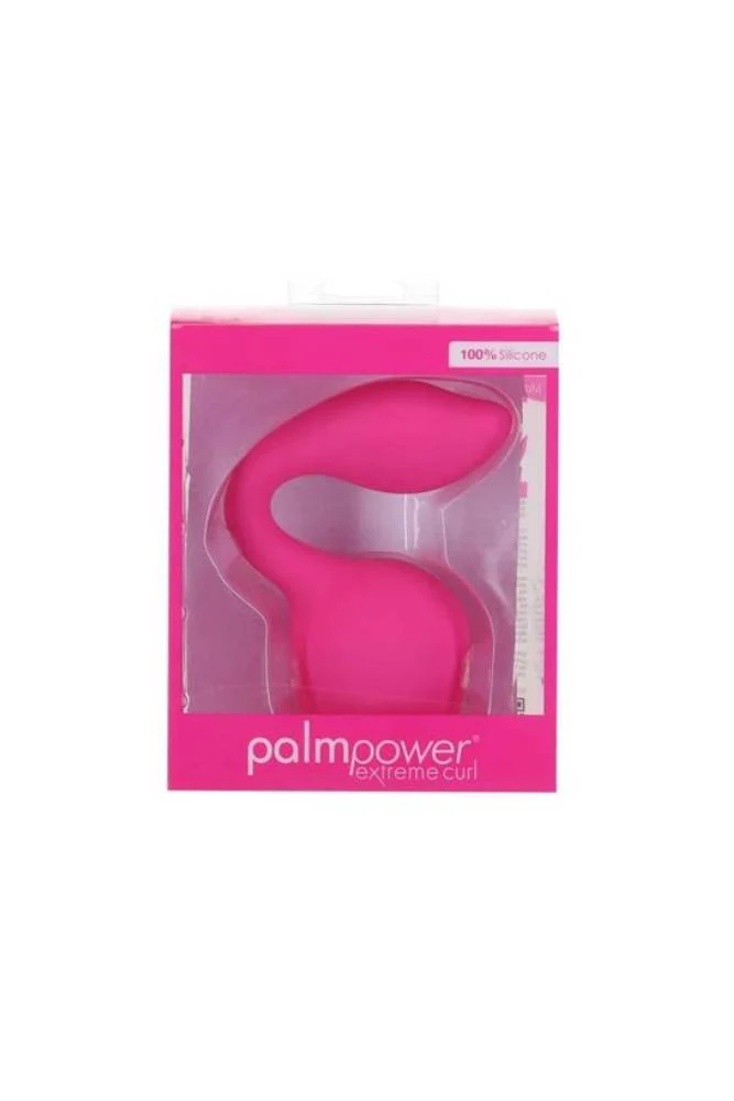 PalmPower - Extreme Curl Silicone Massage Wand Attachment - Pink - Image 3