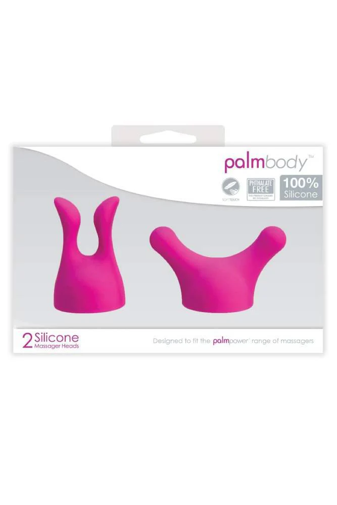 PalmPower - Palm Body - Silicone Massager Attachments - 2 PC - Pink - Image 4