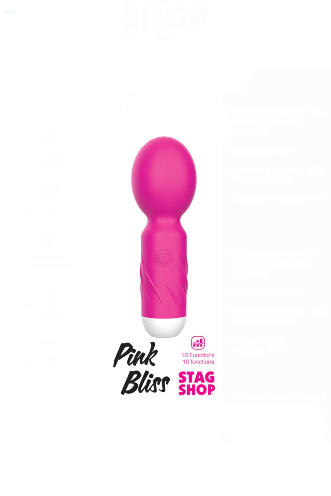 Pink Bliss Mini Wand Vibrator