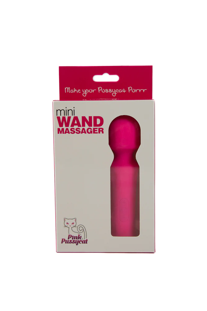 Pink Pussycat - Mini Wand Vibrator - Pink - Image 7