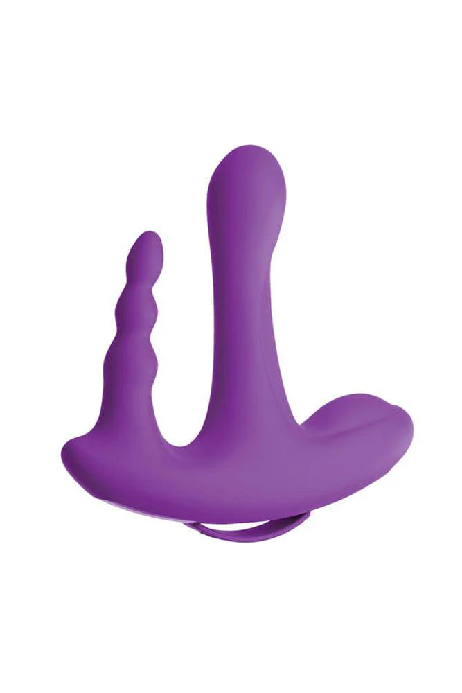 Pipedream - 3Some - Rock N' Ride Triple Vibrator - Purple - Image 3