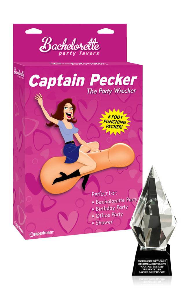 Pipedream - Bachelorette Party Favors - Captain Pecker - The 6' Inflatable Party Pecker