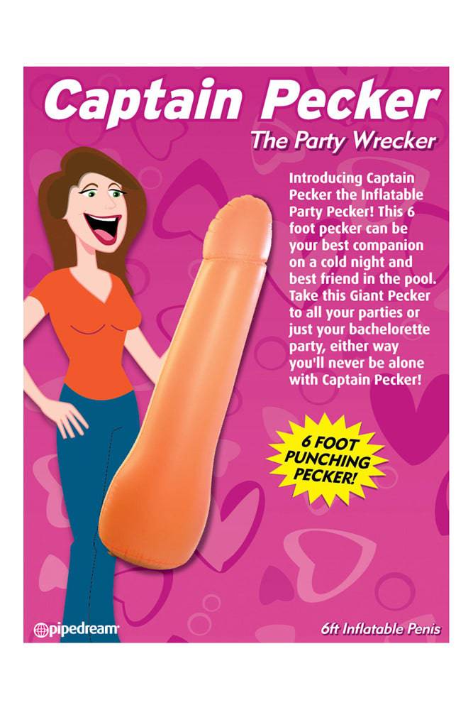 Pipedream - Bachelorette Party Favors - Captain Pecker - The 6' Inflatable Party Pecker - Image 2
