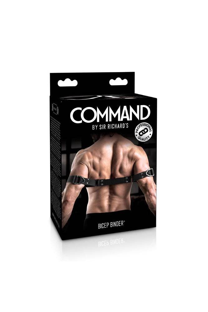 Pipedream - Command by Sir Richard's - Bicep Binder Cuffs - Black - Image 3