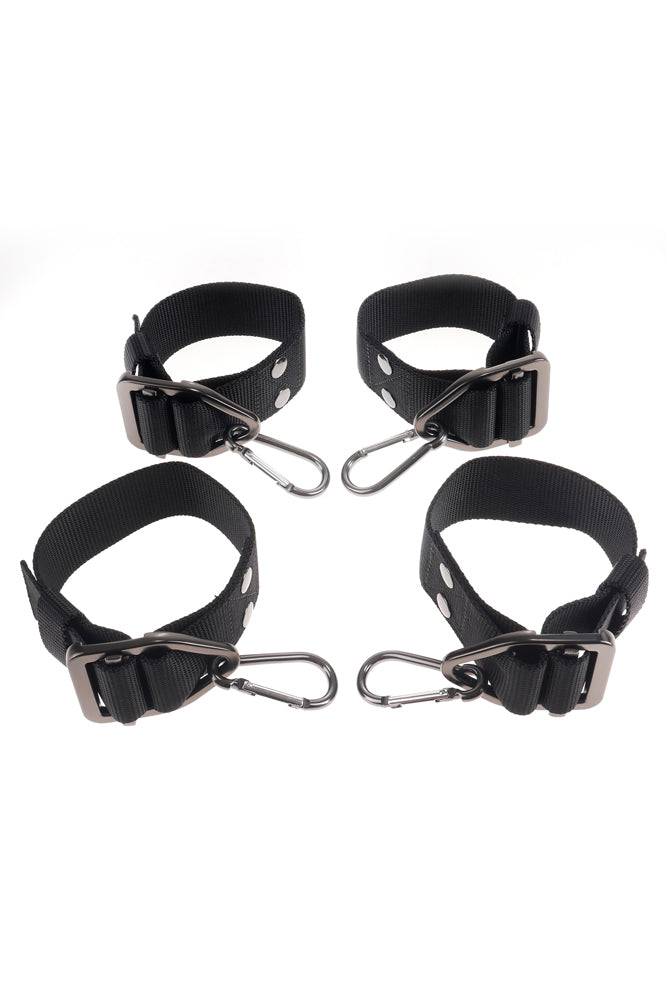 Pipedream - Command by Sir Richard's - Hogtie & Collar Bondage Restraint Set - Black - Image 6