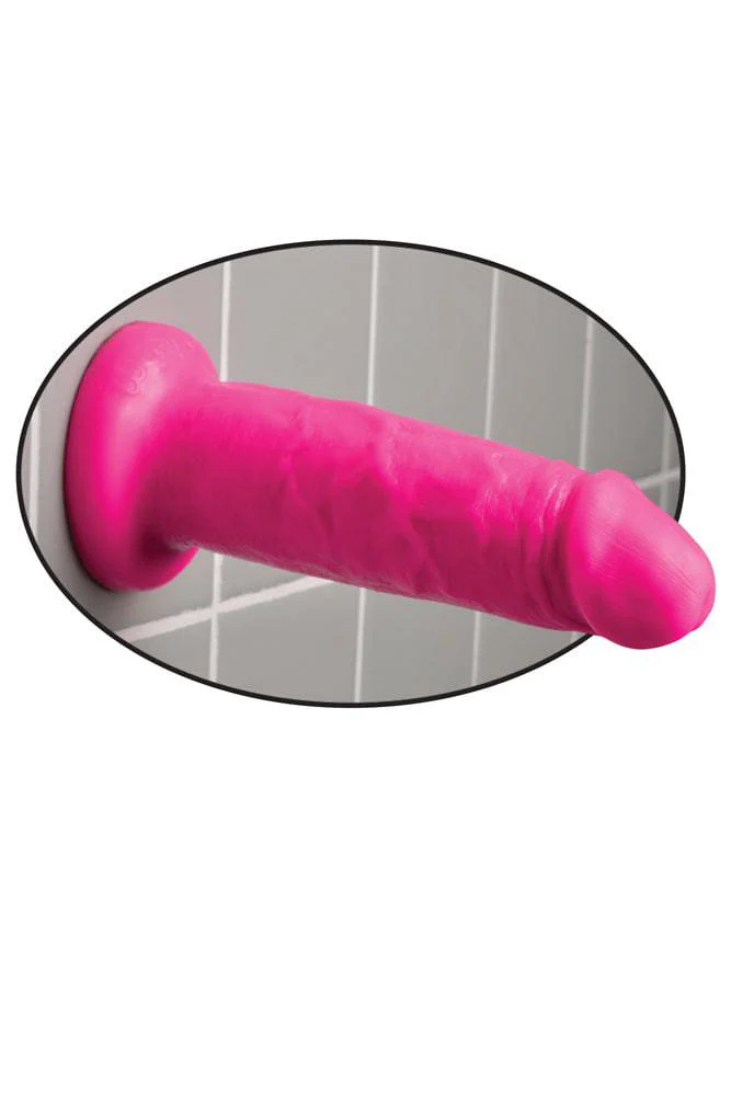 Pipedream - Dillio - Realistic Chubby Dildo - 6 inch - Pink - Image 2