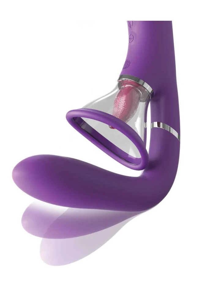 Pipedream - Fantasy For Her - Her Ultimate Pleasure Pro Vibrator - Purple - Image 2