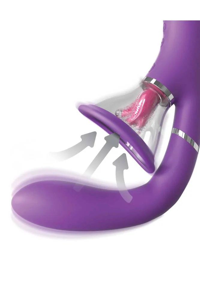 Pipedream - Fantasy For Her - Her Ultimate Pleasure Pro Vibrator - Purple - Image 3