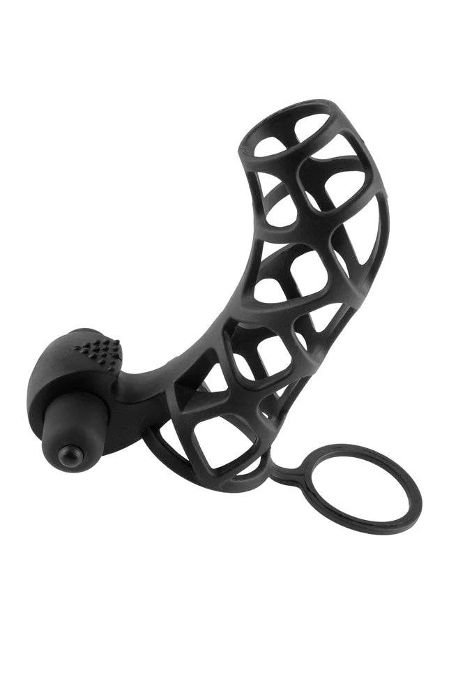 Pipedream - Fantasy X-tensions - Extreme Silicone Power Cage - Vibrating Cocksheath - Image 2