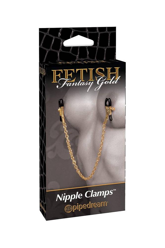 Pipedream - Fetish Fantasy Gold - Nipple Chain Clamps - Image 2