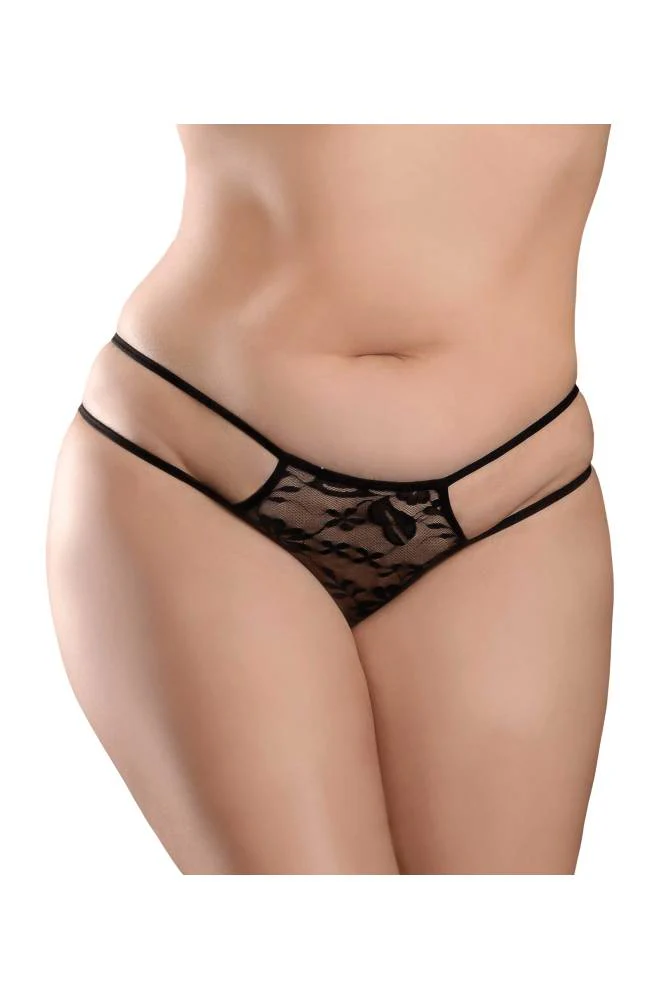 Pipedream - Hookup Panties - Crotchless Pleasure Panties with Clitoral Beads & Attachable Butt Plug - Size XL-XXL - Image 7