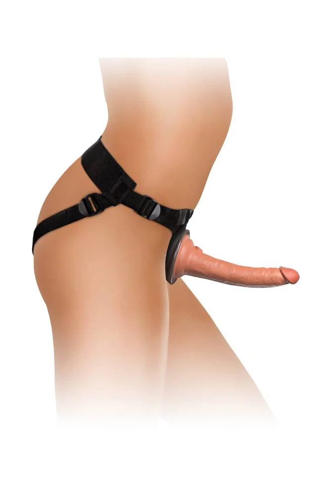 Pipedream - King Cock Elite - Comfy Silicone Body Dock Strap-on Kit - Tan - Image 2