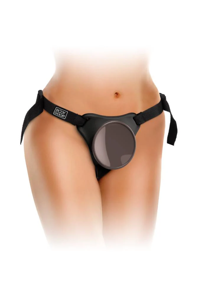 Pipedream - King Cock Elite - Comfy Silicone Body Dock Strap-on Kit - Tan - Image 3