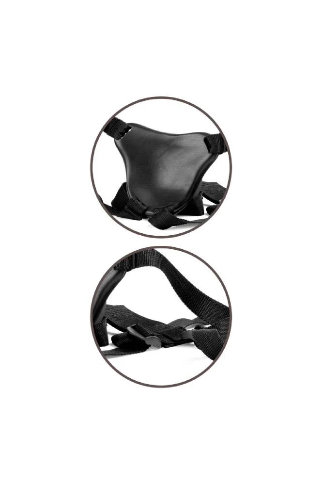 Pipedream - King Cock Elite - Comfy Silicone Body Dock Strap-on Kit - Tan - Image 7