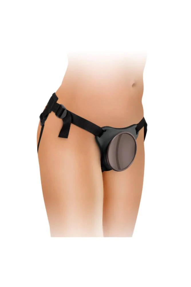 Pipedream - King Cock Elite - Deluxe Silicone Body Dock Strap-on Kit - Beige - Image 11