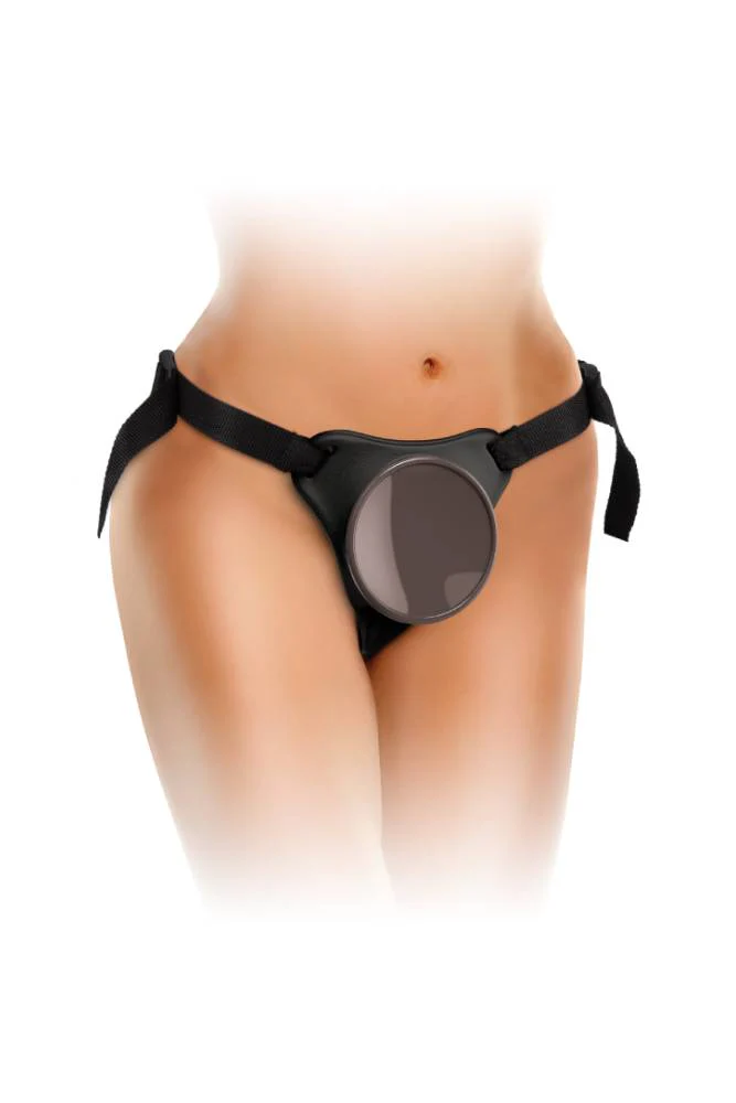 Pipedream - King Cock Elite - Deluxe Silicone Body Dock Strap-on Kit - Beige - Image 3
