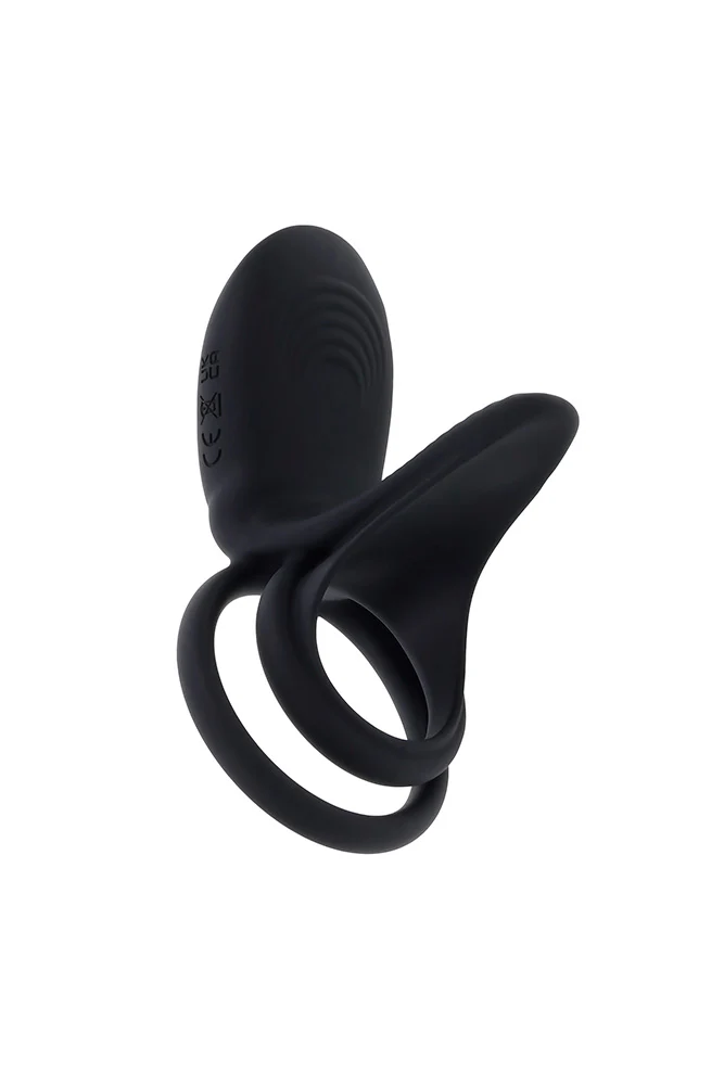 Playboy - Just Right Vibrating Cock Ring - Black - Image 4