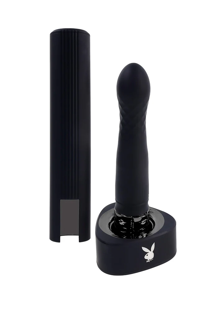Playboy - Pleasure Zone Thrusting Vibrator - Black
