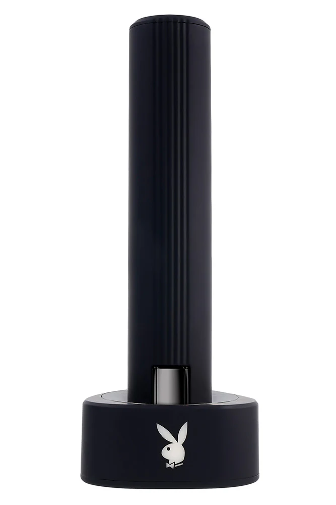 Playboy - Pleasure Zone Thrusting Vibrator - Black - Image 2