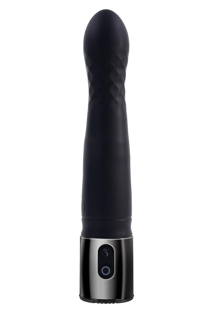 Playboy - Pleasure Zone Thrusting Vibrator - Black - Image 4