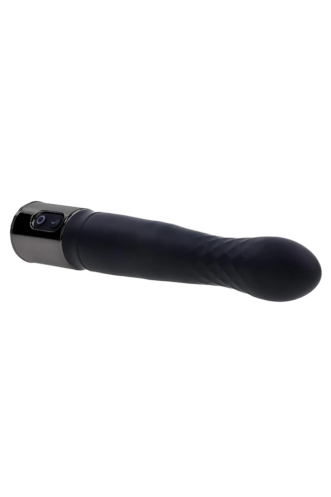 Playboy - Pleasure Zone Thrusting Vibrator - Black - Image 6