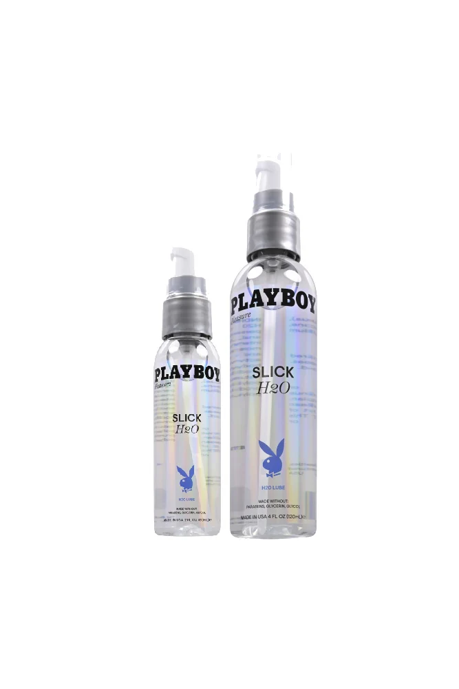 Playboy - Slick H20 Water Based Lubricant - Various Sizes
