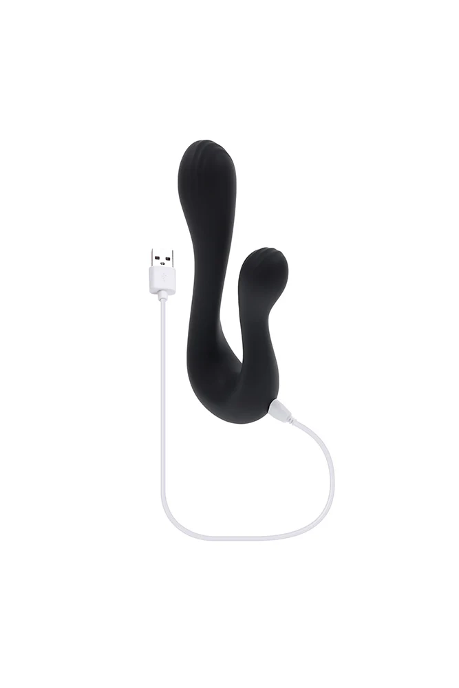 Playboy - The Swan Dual Vibrator - Black - Image 7