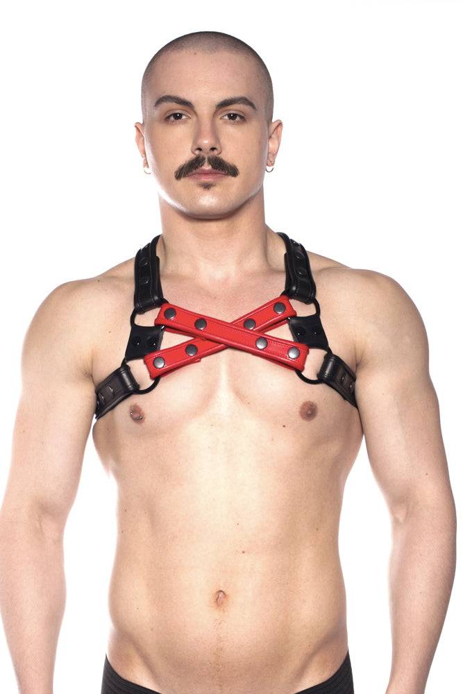 Prowler - Premium Leather Cross Chest Harness - Image 2