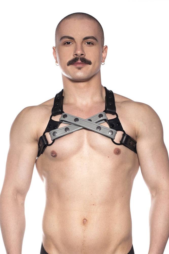 Prowler - Premium Leather Cross Chest Harness - Image 3