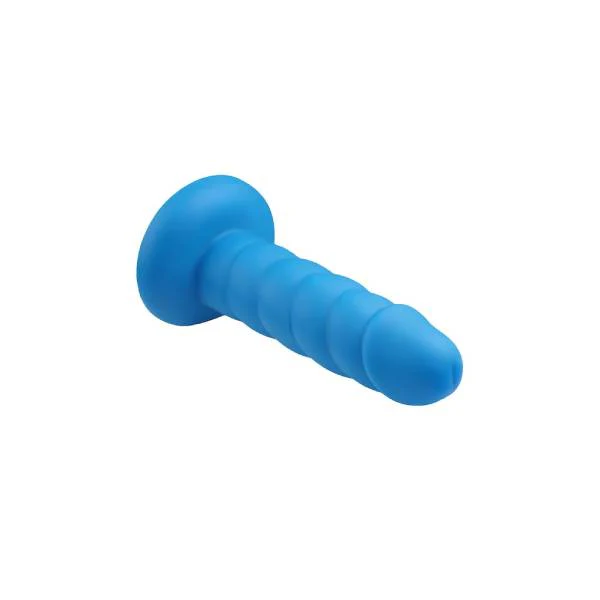 Rock Candy Toys - Suga Daddy - 5.5 Inch Silicone Dildo - Blue - Image 2