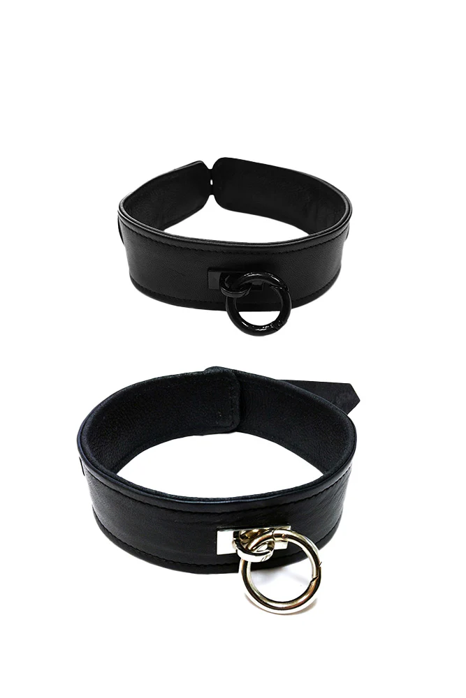 Rouge Garments - Leather Collar with O-Ring - Assorted Colors