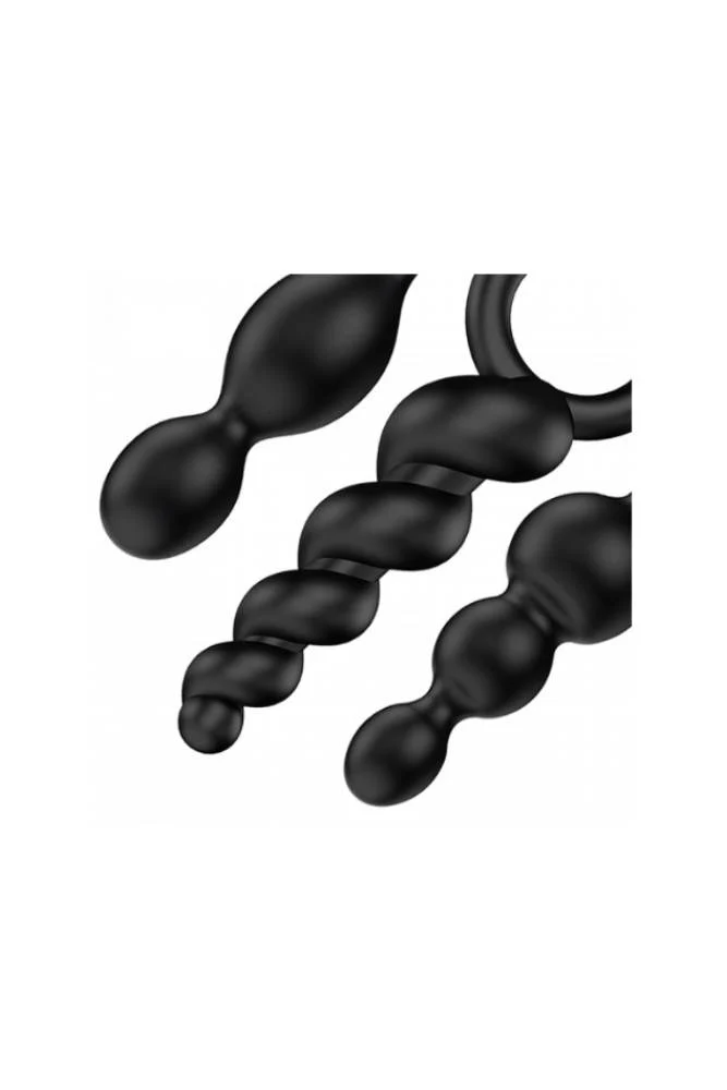 Satisfyer - Booty Call 3-Piece Plug Set - Black - Image 5