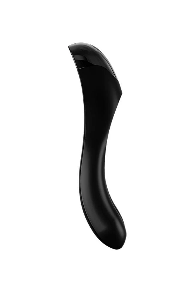 Satisfyer - Candy Cane - Silicone Finger Vibrator - Black - Image 4
