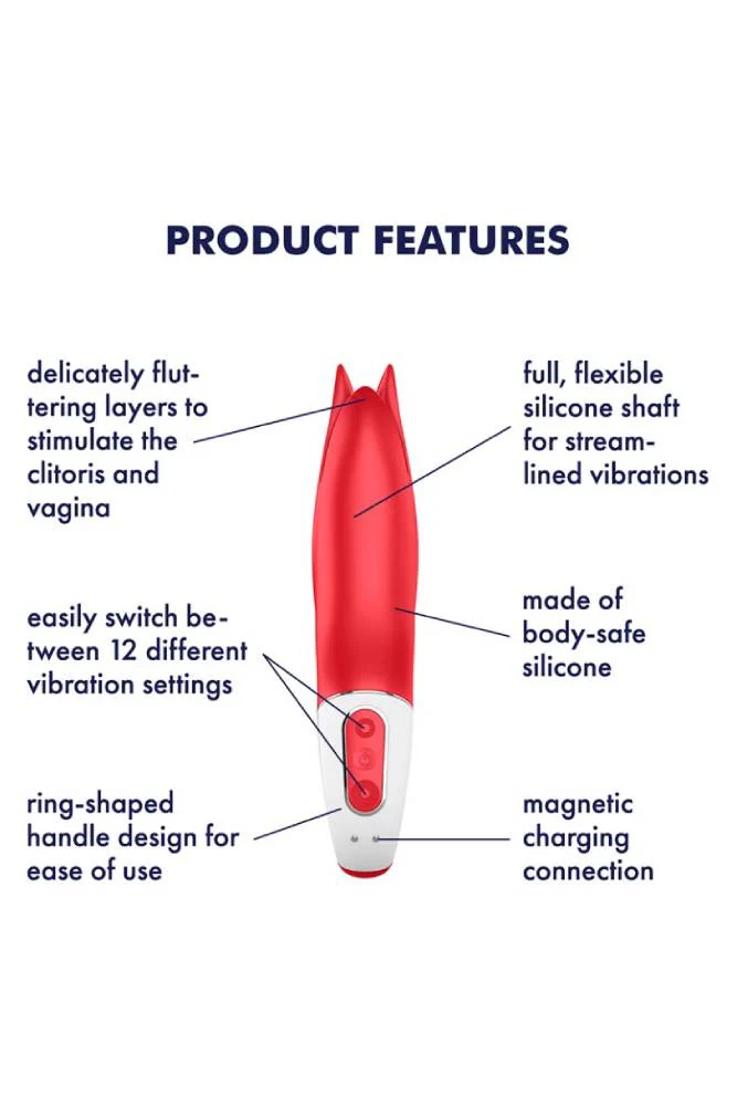 Satisfyer - Power Flower Vibrator - Pink - Image 3