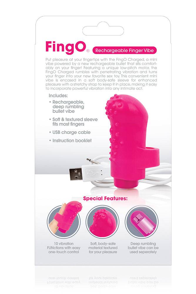 Screaming O - Charged - Fing O Rechargeable Finger Vibrator - Pink - Image 3