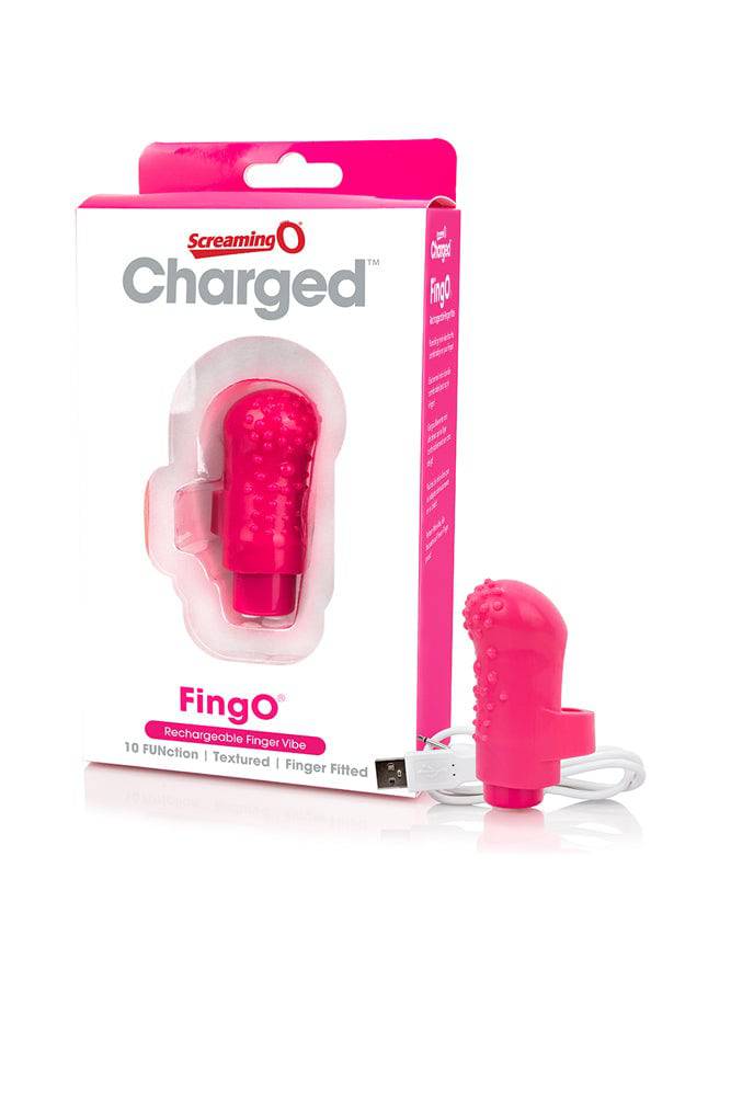 Screaming O - Charged - Fing O Rechargeable Finger Vibrator - Pink - Image 4