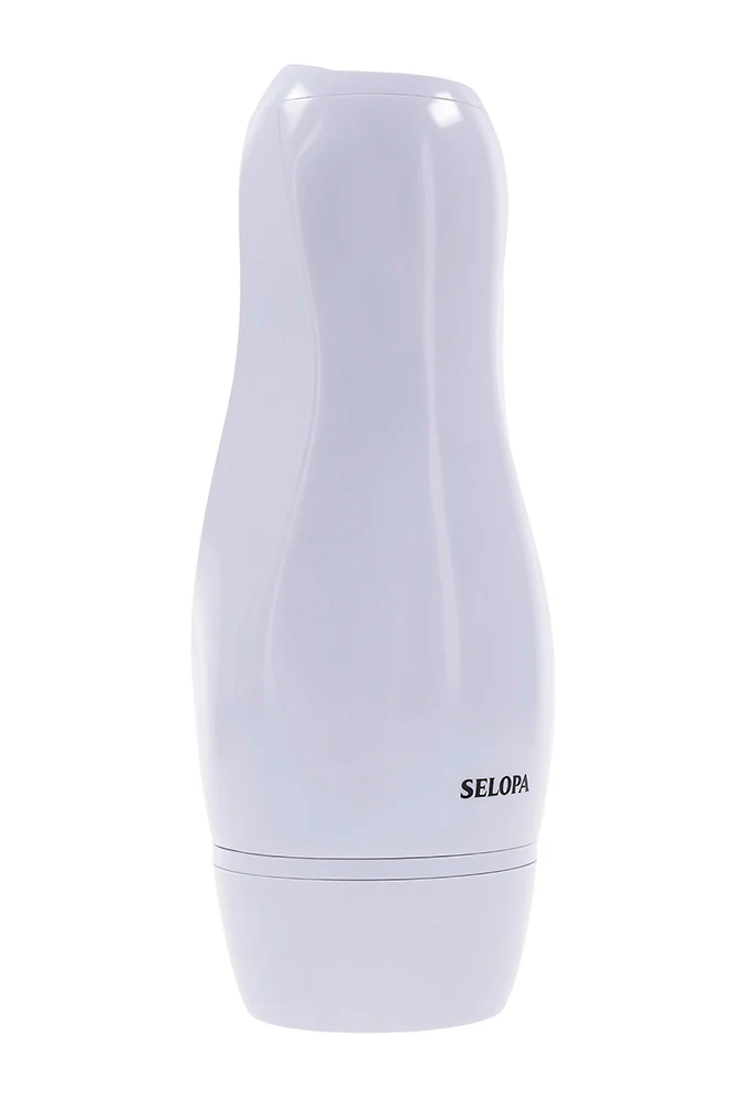 Selopa - Pleasure Can Vibrating Stroker - White - Image 8