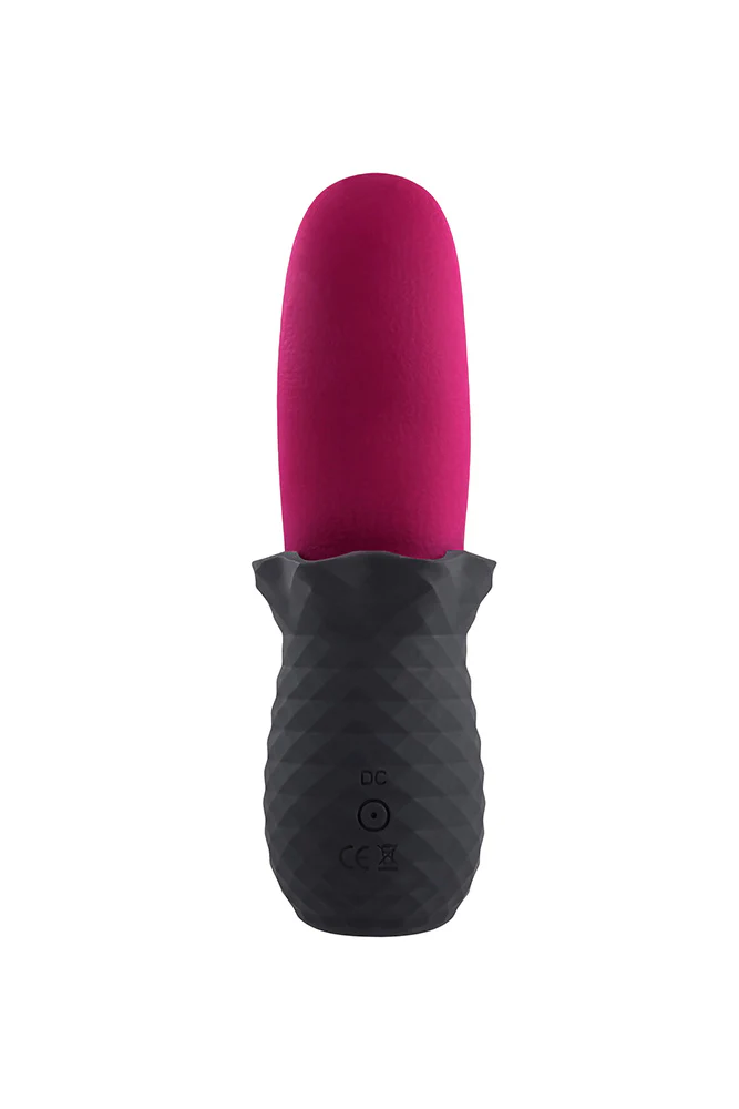Selopa - Tongue Teaser Flickering Silicone Vibrator - Pink/Black - Image 5