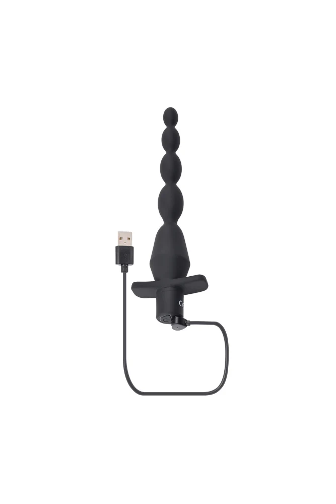 Selopa - Vibrating Butt Beads - Black - Image 5
