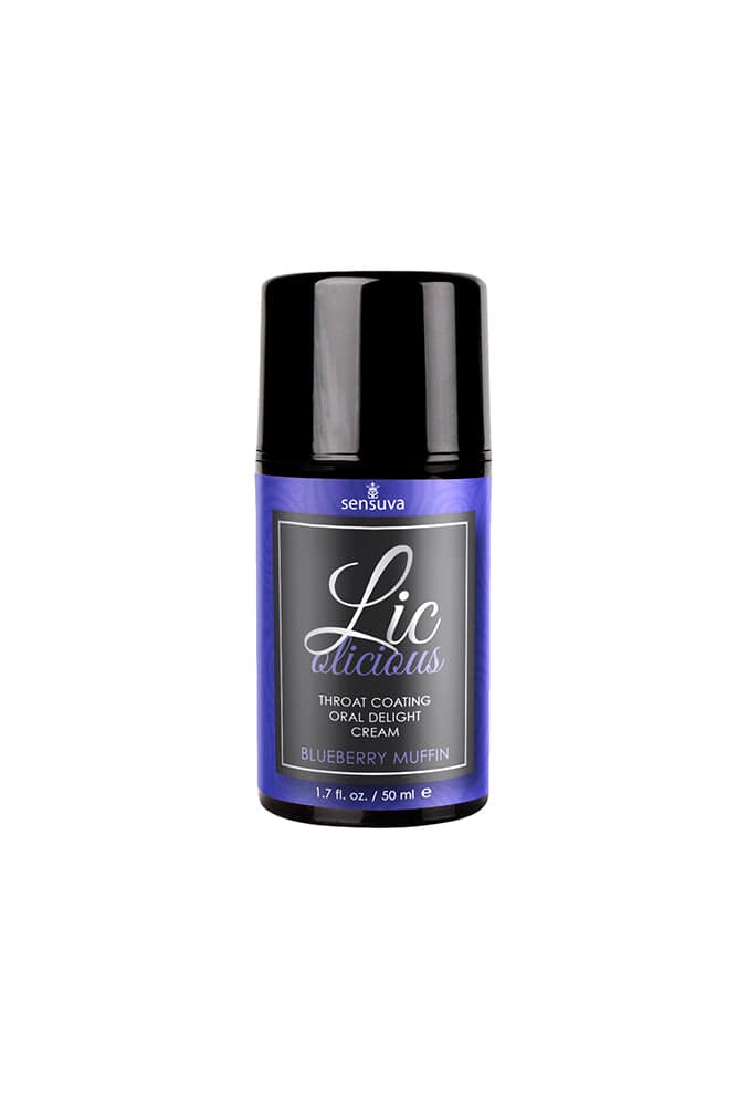 Sensuva - Licolicious - Throat Coating Cream - 1.7oz - Blueberry