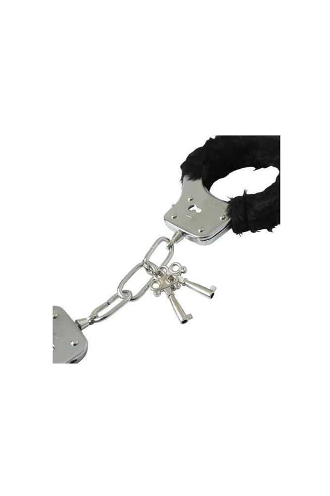 Sex & Mischief - Furry Handcuffs - Black - Image 2