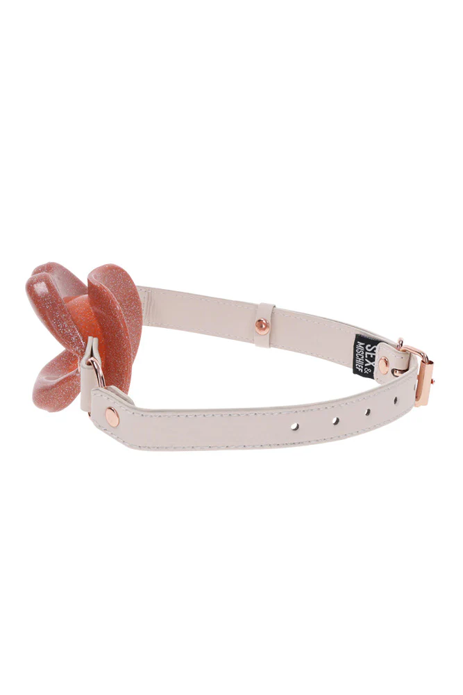 Sex & Mischief - Peaches 'N CreaMe - Silicone Lips Gag - Peach/Rose Gold - Image 5