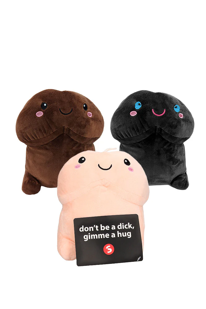 Shots Toys - 8 inch Short Penis Plushie - Beige