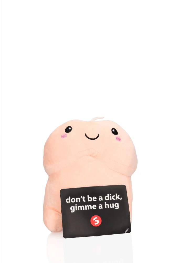 Shots Toys - 8 inch Short Penis Plushie - Beige - Image 4