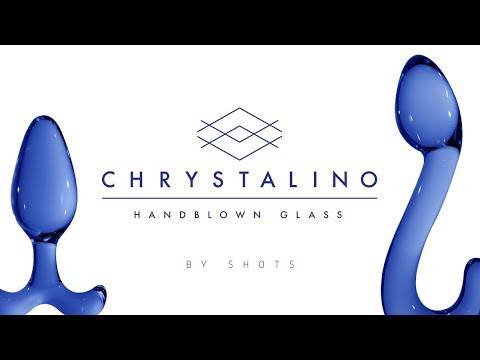 Shots Toys - Chrystalino - Follower Glass Butt Plug - Blue - Image 9
