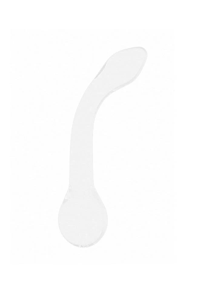 Shots Toys - Chrystalino - G-Rider Glass Dildo - White - Image 2