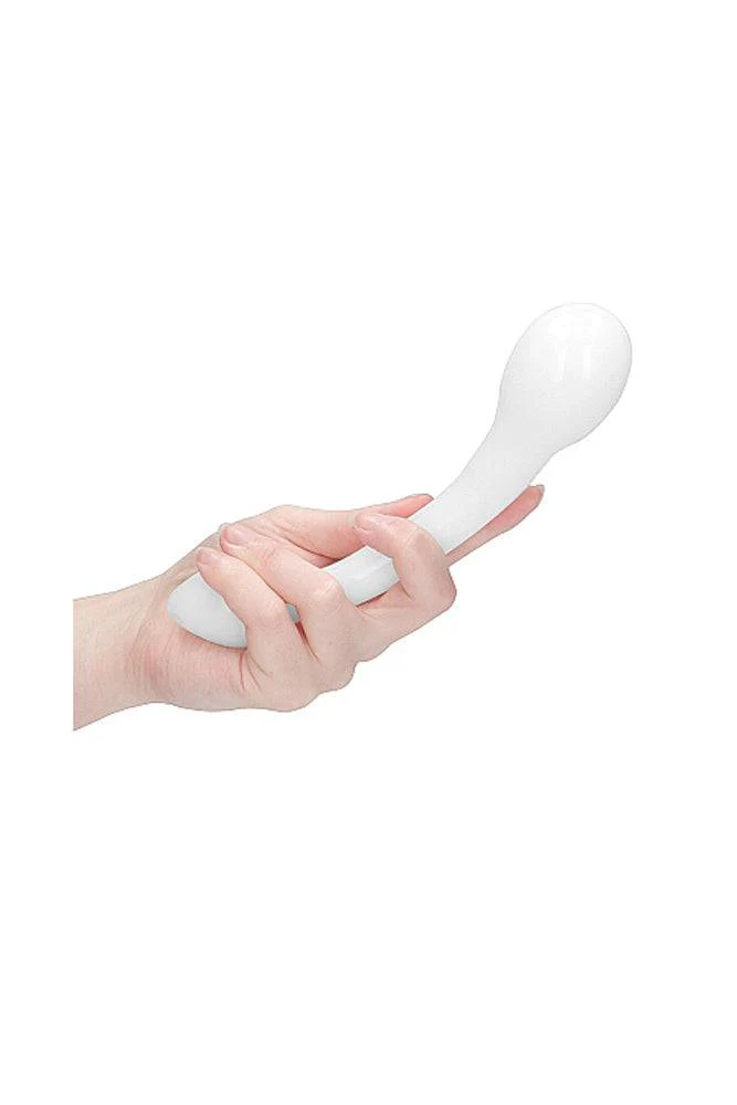 Shots Toys - Chrystalino - G-Rider Glass Dildo - White - Image 4