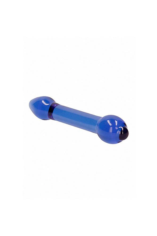 Shots Toys - Chrystalino - Treasure Glass Dildo - Blue - Image 3